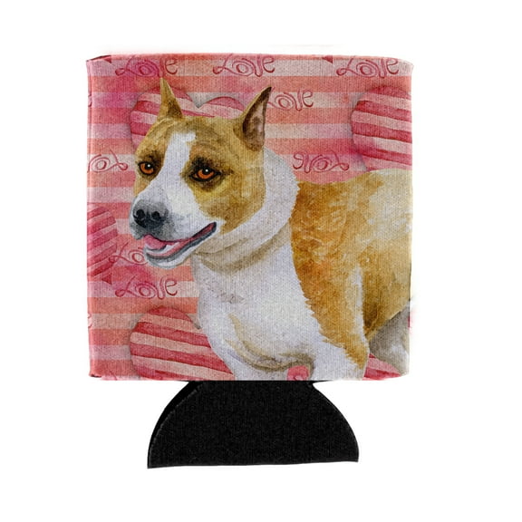 American Staffordshire Love Can or Bottle Hugger