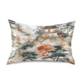 thumbnail image 7 of Yayeee Pillowcase King Size Set of 2 Satin Wrinkle Resistant Pillow Case, Mountain Pattern, 7 of 7