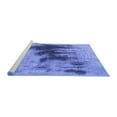 thumbnail image 2 of Ahgly Company Machine Washable Indoor Square Oriental Blue Industrial Area Rugs, 3' Square, 2 of 4