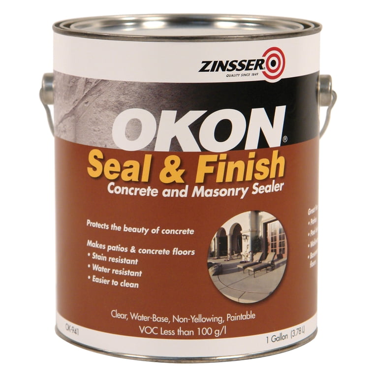 4 Pack, Clear, Zinsser Okon Seal & Finish Low Gloss - OK941