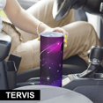 thumbnail image 6 of Galaxy 20oz Stainless Steel Skinny Tumbler – Vacuum Insulated Slim Travel Cup with Lid & Stainless Steel Straw, 360° Full Wrap Printed Tumbler for Home, Office & Outdoor Use, Starry, 6 of 6