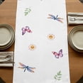 thumbnail image 5 of Table Runners 70 Inches Long Dress Scarves, Wildflowers Farmhouse Coffee/Dining/Kitchen Table Decor, Holiday Table Runner, Spring Country Tulip Butterfly Floral Leaf 13x70 Inch, 5 of 9