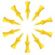 thumbnail image 1 of Tees de golf de Plástico Sunnimix 43mm Amarillo Camiseta de pelota de golf, 1 of 8