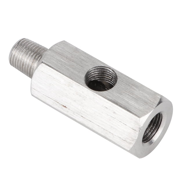 Aceite 1/8 Pulgadas BSPT Sensor De Presión De Aceite Adaptador En T Medidor De Línea De Alimentación De Suministro Turbo