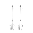 thumbnail image 4 of YSNOOWE 2 Pcs Pinces en Acier Inoxydable à Long Manche pour Feu Extérieur, 4 of 7