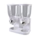 thumbnail image 5 of Dispensador De Cereales, Dispensador De Alimentos Secos, Distribución Uniforme, Contenedores Dobles Herméticos De 7 L Para El Hogar ANGGREK Blanco, 5 of 8