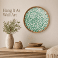 thumbnail image 7 of Kabuer Round Rattan Tray, Versatile Serving Tray for Table Decor, Coffee, Bread, Fruit, and More, 11.8 inch, 7 of 7