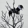 thumbnail image 6 of Nearly Natural Pre-Lit Bats Artificial Halloween Twig Potted Tree with Bats - 2' - Orange and Purple, 6 of 9