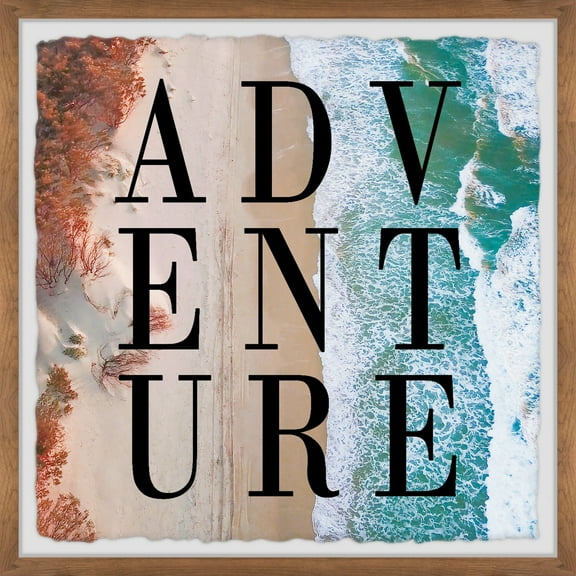 Marmont Hill Let the Adventure Begin Framed Painting Print