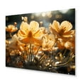 thumbnail image 2 of Designart "Yellow Buttercups landscape Sunrise V" Floral Metal Wall Decor, 2 of 5