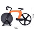 thumbnail image 2 of Bicycle Pizza Cutter Professional: Stainless Steel Bike Pizza Wheel Pizza Slicer, 2 of 6