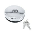 thumbnail image 4 of United Pacific S1301 Triple Chrome Vented Locking Gas Cap w/2 Keys for Various 1947-71 Chevy & Ford Vehicles, All Metal Cap – One Cap w/2 Keys, 4 of 6