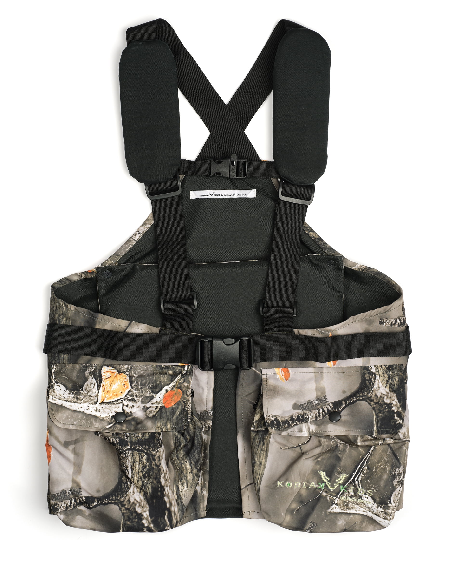 Lucky Bums Youth Turkey Vest, Recluse Camouflage, One Size Walmart