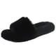 thumbnail image 2 of Zapatos Deslizantes Mujer Punta Abierta Casa Viscoelástica Forrada Piel Sintética, 2 of 8