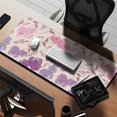 thumbnail image 2 of Long Mouse Pads for Desk,Pioneer Flower Floral Print Pattern Desk Mats on Top Of Desks, Desk Mouse Pad Extra Large with 3mm Non-Slip Base and Stitched Edge for Gaming,Office,Work,Home 35.4"x15.7", 2 of 6