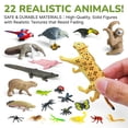 thumbnail image 2 of Set de juguetes LuciPaw de 33 piezas: kit diorama de animales de la selva tropical, 2 of 9
