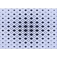 thumbnail image 1 of Ahgly Company Machine Washable Indoor Rectangle Transitional Lavender Blue Area Rugs, 5' x 7', 1 of 7