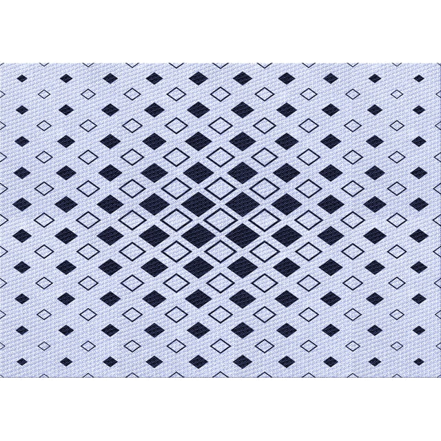 Ahgly Company Tapis d'Intérieur Lavables en Machine Rectangle Bleu Lavande Transitionnel, 2' x 5'