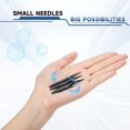 thumbnail image 4 of Juego de Agujas Circulares para Tejer, Juego Corto de Agujas Intercambiables, Agujas Circulares Cortas de 5 cm para Calcetines con Estuche, 3.0~6.0 mm (9 Pares), 4 of 8
