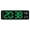 C, variant on Clock Electronic Clock Simple And Multifunctional Rectangular Large Font Alarm Clock Hanging And Standing Clock Multi-color
