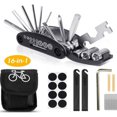 thumbnail image 1 of Bicycle Car Repair Tool Set 16 In 1 Multifunctional MTB Mountain Bike Car Tire Repair Tools Kit Professional Repair Kit Plug Set, 1 of 7