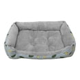 thumbnail image 2 of CuiLiyq Washing Machine Washable Dog Bed, Soft Plush Rectangle Sleeping Pet Mat for Small Medium Dogs Cats Puppy, Comfortable Couch Sofa Bedroom Indoor Use (17.7" x 11.8", A), 2 of 6