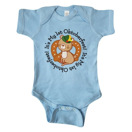 

Inktastic My 1st Oktoberfest Baby Bear Gift Baby Boy or Baby Girl Bodysuit