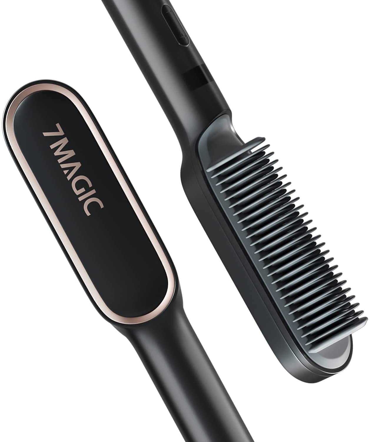 7MG Hair Straightener Brush Straightening Brush with 9 Temp Settings 20s Fast Heating Hair Brush Straightener for Women 7MG Hair Straightener Brush Straightening Brush with 9 Temp Settings 20s Fast Heating Hair Brush Straightener for Women