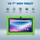 thumbnail image 5 of Tablet infantil Contixo V8-2 de 7 pulgadas con control parental Android 16 GB ROM pantalla HD color Verde, 5 of 7