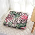 thumbnail image 3 of Tropical Leaf Meditation Cushion for Adults - Soft Skin-Friendly Fabric with Summer Palm Inspired Pattern, 3 of 7