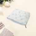 thumbnail image 3 of Unique Bargains 1 Pc Fashion Plaid Bow Makeup Bag for Organization Blue, 3 of 5
