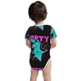 thumbnail image 5 of Daiia Rex Dinosaur With Sunglasses Printed Unisex-Baby Short Sleeve Onesies Bodysuits Baby Climbing Clothes Soft and Comfortable Romper with Expandable Shoulder Design-12 Months, 5 of 8