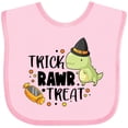 thumbnail image 3 of Inktastic Halloween Trick Rawr Treat with Dinosaur Boys or Girls Baby Bib, 3 of 4