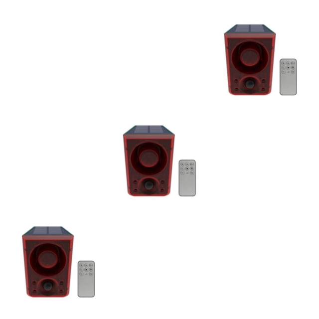 Yuarrent Altavoz ABS de alta potencia y alarma de sonido y luz Repelente de animales efectivo La selección de tres velocidades satisface Type1 NO1