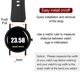 thumbnail image 5 of Correa de reloj de silicona Uxcell de 22 mm, liberación rápida, flexible, suave, correa de reemplazo de goma con hebilla de acero inoxidable negra para hombres y mujeres, negra, 5 of 7