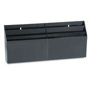 Rubbermaid, 6-Pocket Desk/Wall Organizer, 1 Each, Black