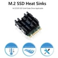 thumbnail image 5 of M.2 Solid Disk Drive Radiator M.2 NVME 2230/2280/2242 SSD Heatsink SSD Heat Dissipation Pad Aluminum SSD Cooler Radiator 2230, 5 of 5