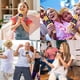 thumbnail image 4 of BONAOK Micrófono de karaoke inalámbrico Bluetooth con luces LED, micrófono portátil 4 en 1 con altavoz, reproductor de karaoke para cantar, juguetes de fiesta en casa, regalo de cumpleaños para niños,, 4 of 4