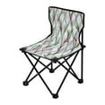 thumbnail image 2 of 600D Oxford Camping Chair Portable Foldable Chair Supports 220 lbs for Picnic, Fishing, Backpacking Mint Green Vines, 2 of 8