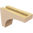 thumbnail image 5 of 3"W x 9"D x 6"H Classic Stockport Rough Cedar Woodgrain TimberThane Corbel, Primed Tan, 5 of 6