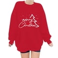 thumbnail image 5 of Craaazy Women's Casual Christmas Crew Neck Long Sleeve Pullover Tops Fashion Fall Winter Sweatshirts Comfortable Blouses Gifts, 5 of 5