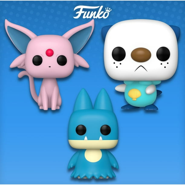 Funko Pop! Games: Pokémon 3 pack (Espeon/ Oshawott/ Munchlax) - Walmart.com