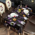 thumbnail image 2 of Halloween Gnome Witches with Spooky Elements Rectangle Tablecloth 60"x102",Waterproof Polyester Rectangle Table Cloth, Wipeable Spillproof Polyester Tablecloth for Dining, Camping, Indoor and Outdoor, 2 of 6