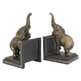 thumbnail image 3 of Design Toscano Triumphant Elephant Cast Iron Sculptural Bookend Pair, 3 of 4