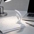 thumbnail image 5 of Mother and Baby Dolphin Resin Figurine 10x4.5cm, 3D Printed Nautical Sculpture with Smooth Texture, Tabletop Shelf Decor for Home Bathroom Gift, 5 of 7