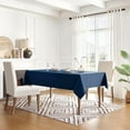 thumbnail image 2 of Table Cloth Rectangle Waterproof Spill-Proof Wrinkle-Free Tablecloth Washable, Kitchen Dining Tabletop Decoration, Fabric Table Cover for Indoor and Outdoor Use, 60 x 120 Inch, Navy Blue, 2 of 6