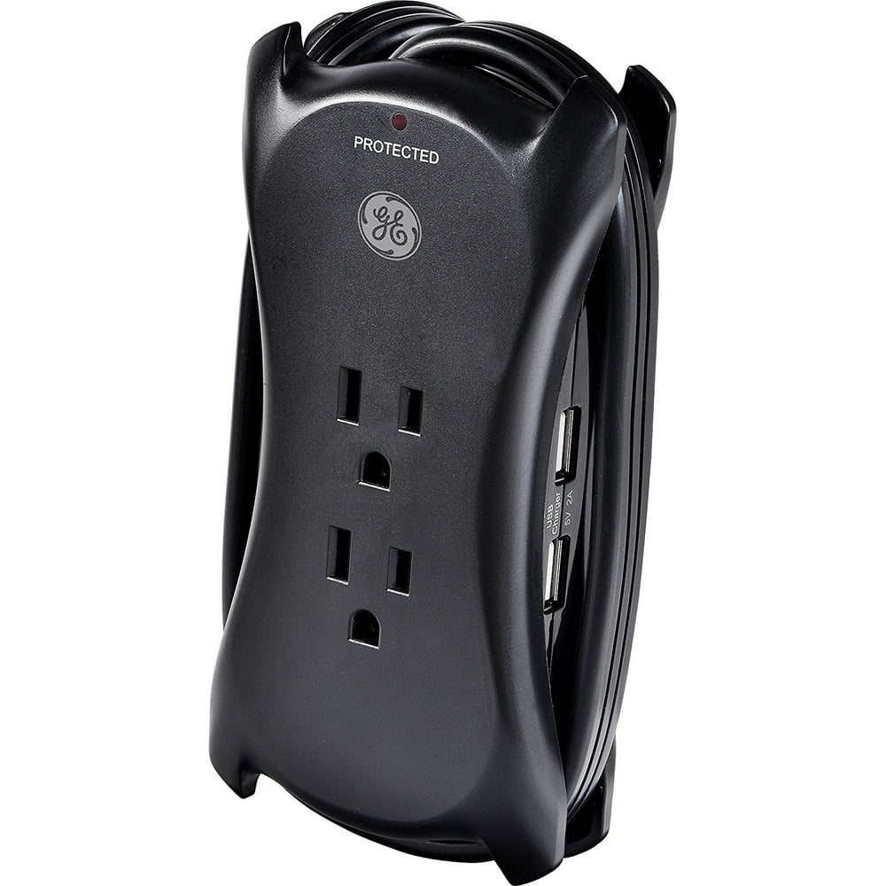 Wall Outlet Surge Protector, Ge 14015 3outlet Power Traveling Surge