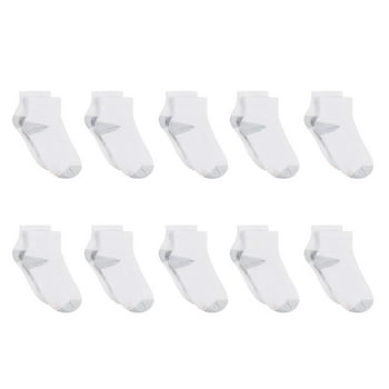 Hanes Women's Cushion Comfort Ankle Socks 10-Pack