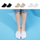 thumbnail image 4 of Sonducket Calcetín de barco fino para mujer, accesorio de ropa transpirable, cubiertas de suela antideslizantes, calcetines cortos de medio antepié para Medias tipo 4 Sonducket AP009937-04, 4 of 6