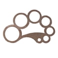 thumbnail image 3 of tamizeot Règle Ronde en Cuir Style Découpe d'Angle Outil de Bricolage en Cuir Modèle A Style B, 3 of 6
